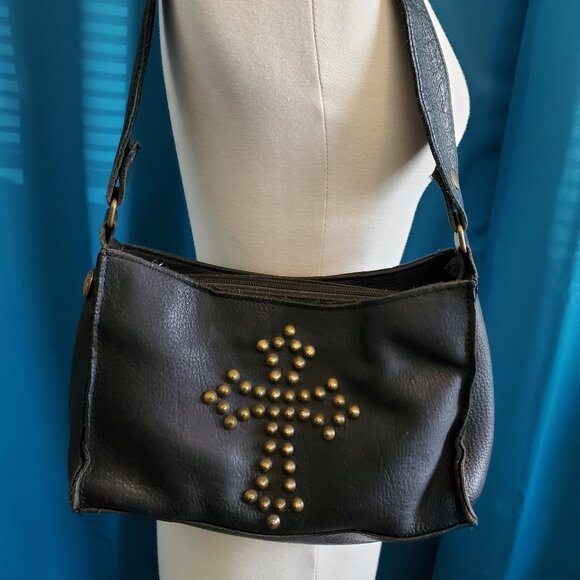 Two Bar WEST Handbags - 2 Bar West Black Leather Purse.